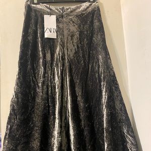 A-Line full flare maxi skirt